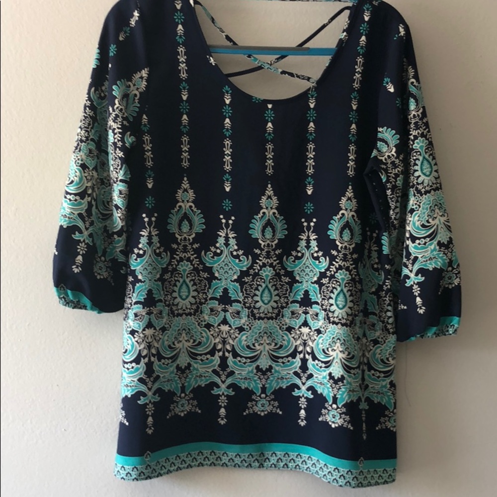 Patterned Dress Shirt